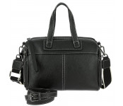 Женская кожаная сумка 8708 BLACK